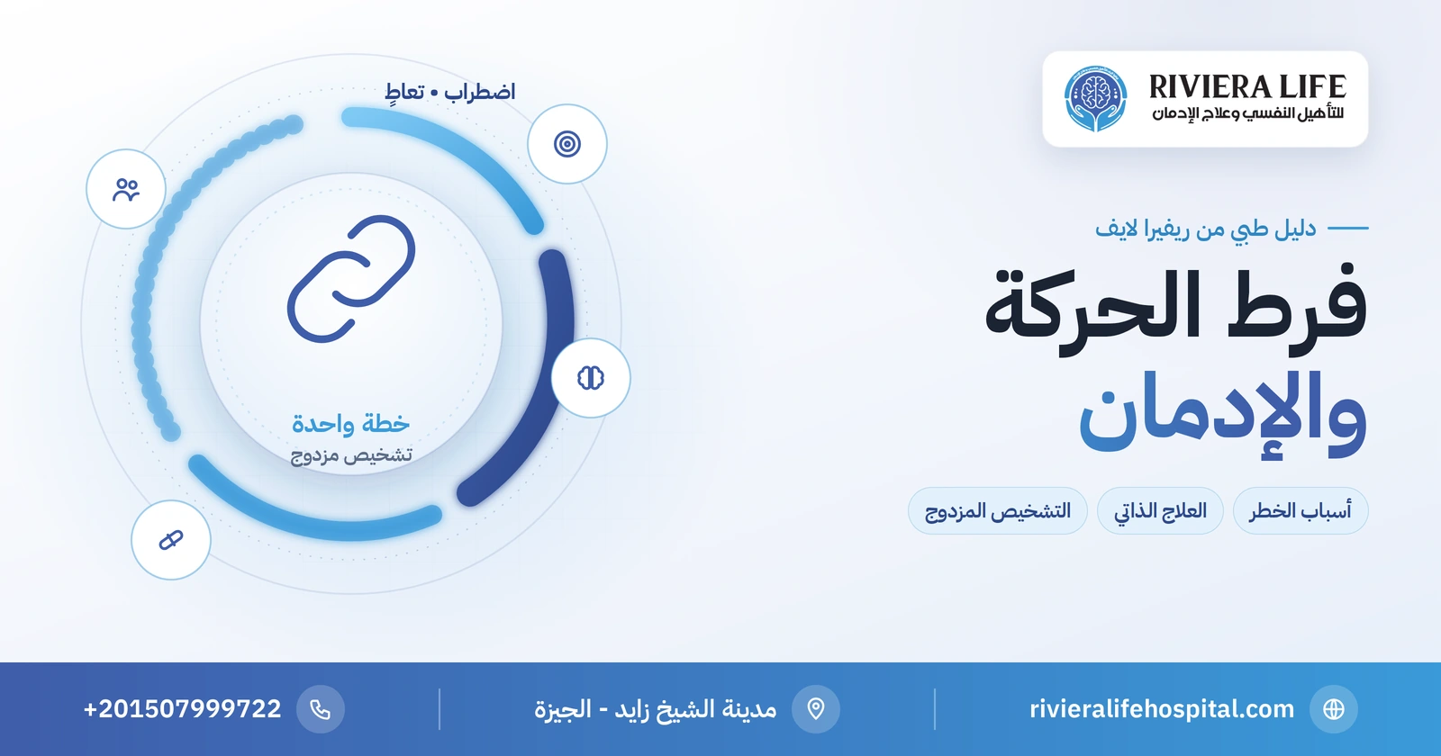 فرط الحركة وتشتت الانتباه والإدمان: لماذا يرتفع الخطر وكيف يُعالج؟ 2 فرط الحركة وتشتت الانتباه والإدمان: أسباب ارتفاع الخطر والعلاج المزدوج — ريفيرا لايف