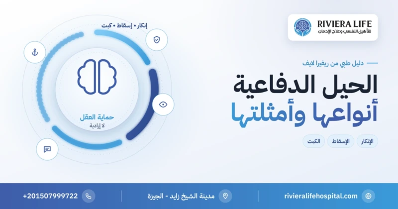 الحيل الدفاعية: الإنكار والإسقاط والكبت وغيرها — ريفيرا لايف