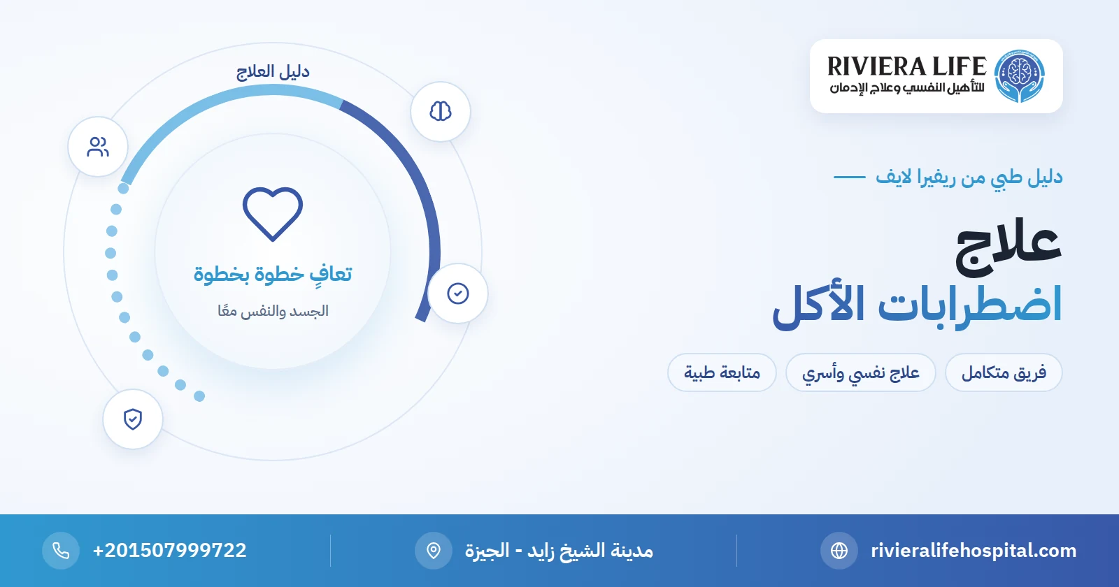 علاج اضطرابات الأكل: الفريق المعالج ومستويات الرعاية ودور الأسرة 2 علاج اضطرابات الأكل: الخطوات ومتى تلزم الإقامة — ريفيرا لايف