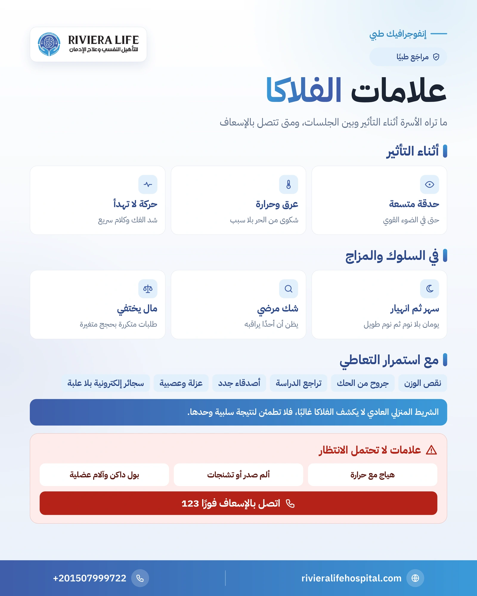 أعراض إدمان الفلاكا الجسدية والنفسية وأخطر العلامات 1 إنفوجرافيك علامات إدمان الفلاكا الجسدية والسلوكية والنفسية وعلامات الخطر — ريفيرا لايف