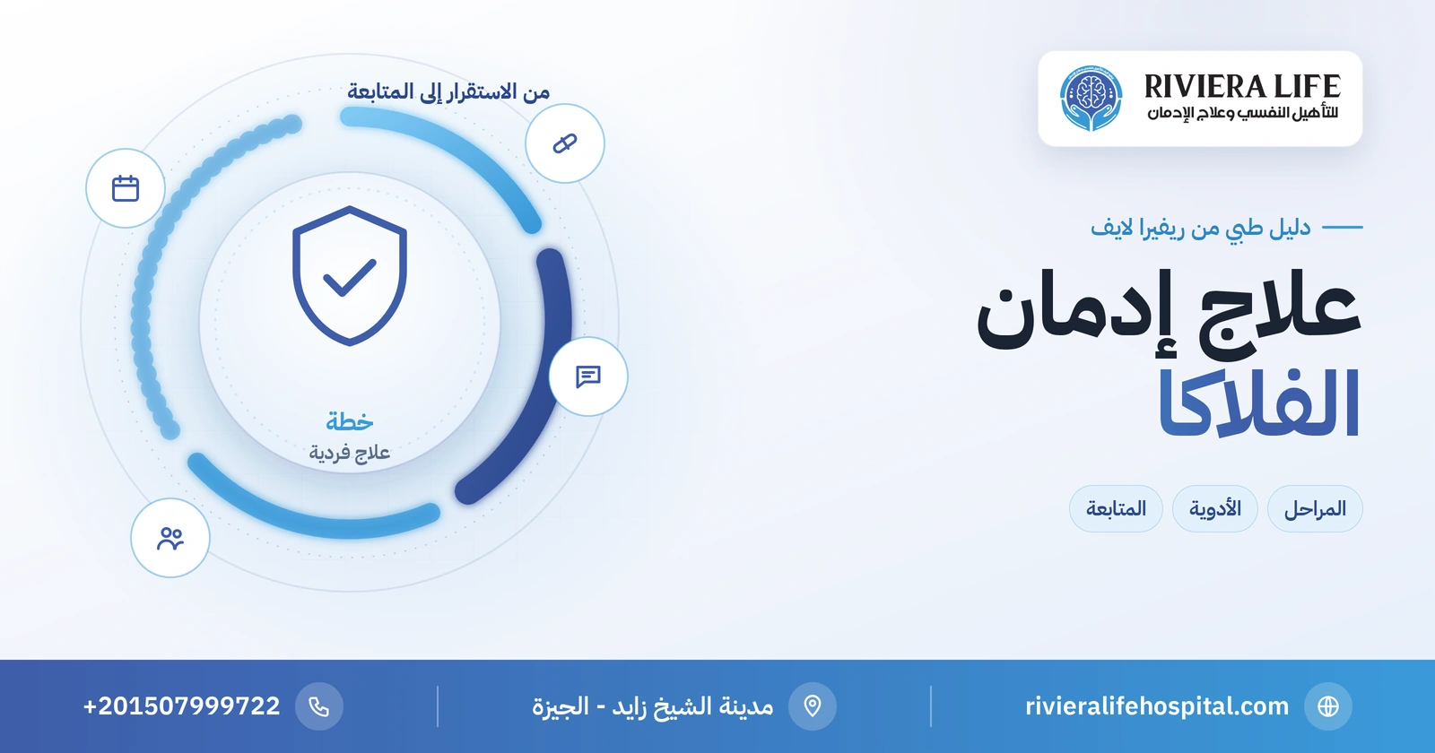 علاج إدمان الفلاكا: خطوات التعافي والأدوية والمتابعة اللاحقة 2 علاج إدمان الفلاكا: المراحل والأدوية والمتابعة — ريفيرا لايف