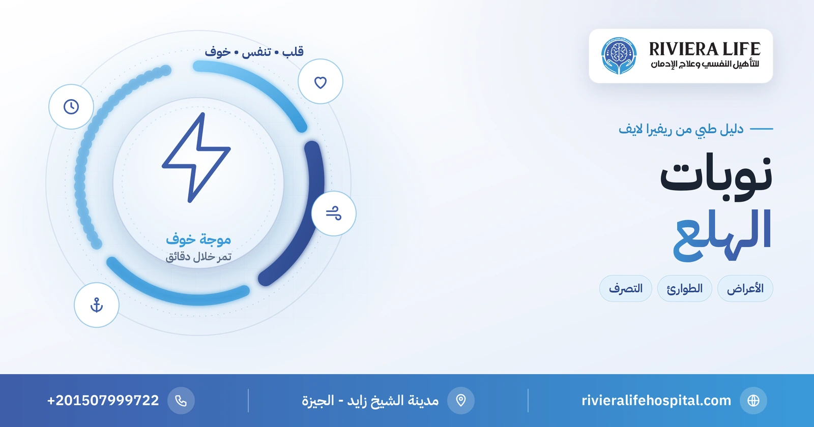 نوبات الهلع: كيف تميزها عن الأزمة القلبية وماذا تفعل أثناء النوبة؟ 2 نوبات الهلع: الأعراض والفرق عن الأزمة القلبية وكيف تتصرف أثناء النوبة — ريفيرا لايف