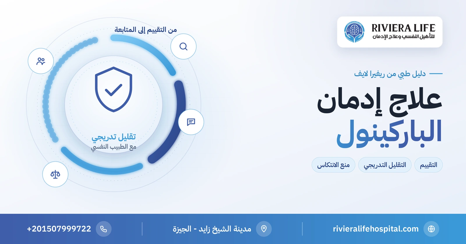 علاج إدمان الباركينول: التقييم مع الطبيب النفسي والتقليل التدريجي 2 علاج إدمان الباركينول: التقييم والتقليل التدريجي ومنع الانتكاس — ريفيرا لايف