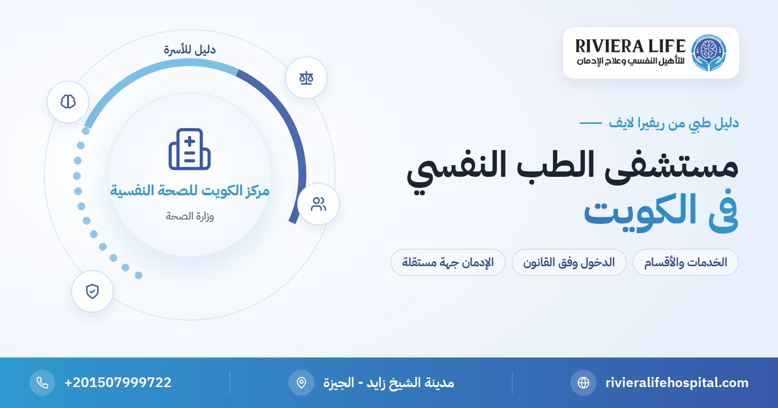 مستشفى الطب النفسي في الكويت: مركز الكويت للصحة النفسية وخدماته والدخول وفق القانون 2 مستشفى الطب النفسي في الكويت: الخدمات والدخول والقانون — ريفيرا لايف