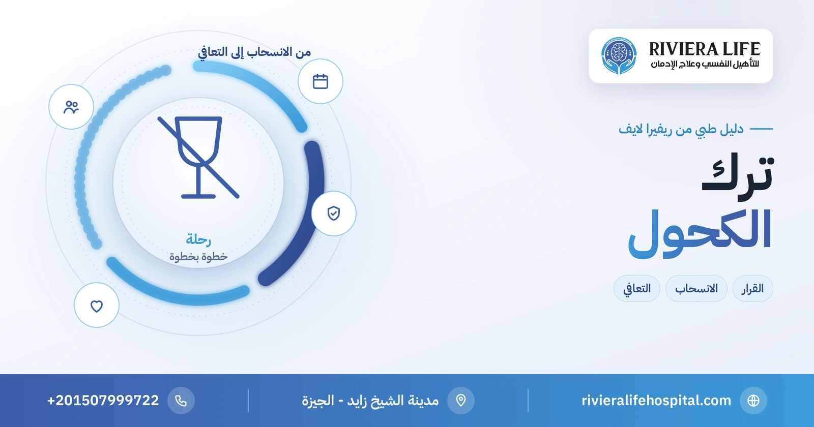 ترك الكحول: ماذا يحدث من الانسحاب حتى التعافي؟ 2 ترك الكحول: مراحل التوقف من الانسحاب حتى التعافي — ريفيرا لايف